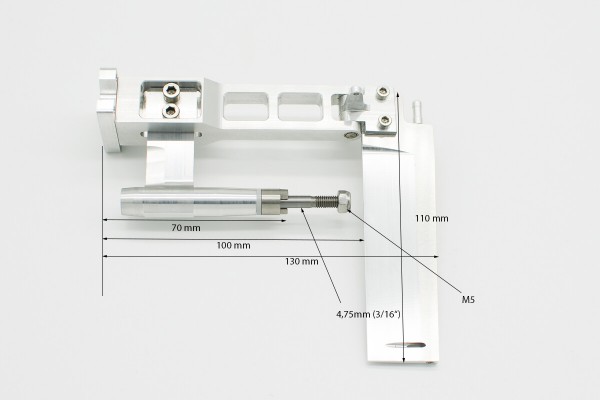 Komplettanlage 2 | Strut und Ruder | 100mm